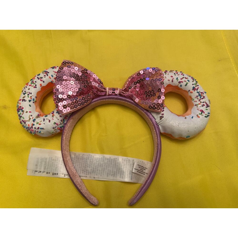 Disney Parks Frosted Donut Eats Collection Minnie Mouse Ears Headband